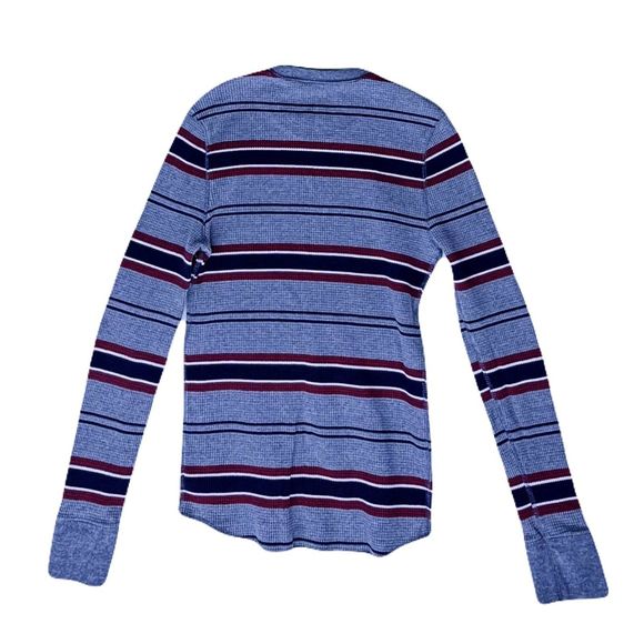 Gap Long Sleeve Striped Thermal Shirt - Men's Small - Gray - Gently Used - Picture 2 of 3